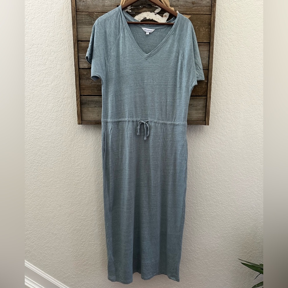 The Company Store Linenโ Maxi dress house dress loungewear nightgown size M/L